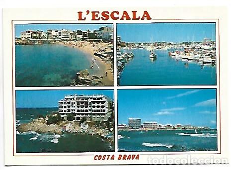 Postales: DIVERSAS VISTAS / VARIOUS VIEWS.- L&acute;ESCALA / GIRONA