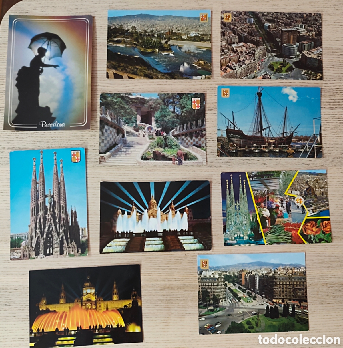 Postales: Barcelona. Lote postales vintage