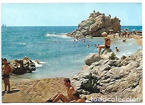 Postales: PLAYA Y &rdquo; ROCA GROSSA &rdquo; / &rdquo; ROCA GROSSA &rdquo; BEACH.- CALELLA - BARCELONA