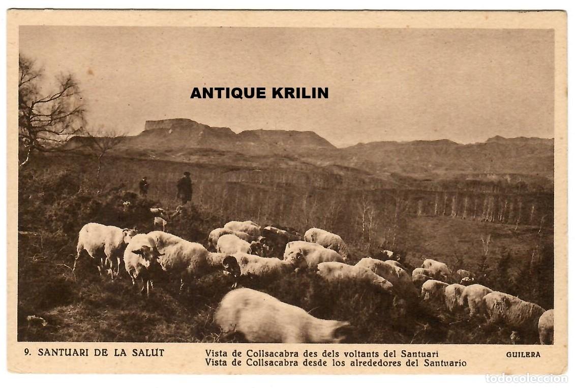 Postales: SANTUARI DE LA SALUT N&ordm; 9 COLLSACABRA DES DELS VOLTANS DEL SANTUARI / GUILERA / SIN FRANQUEAR
