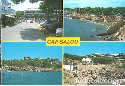 Postales: POSTAL A COLOR 92 SALOU TARRAGONA COSTA DORADA VARIOS DETALLES DE LA COSTA FOTO FESALMAR