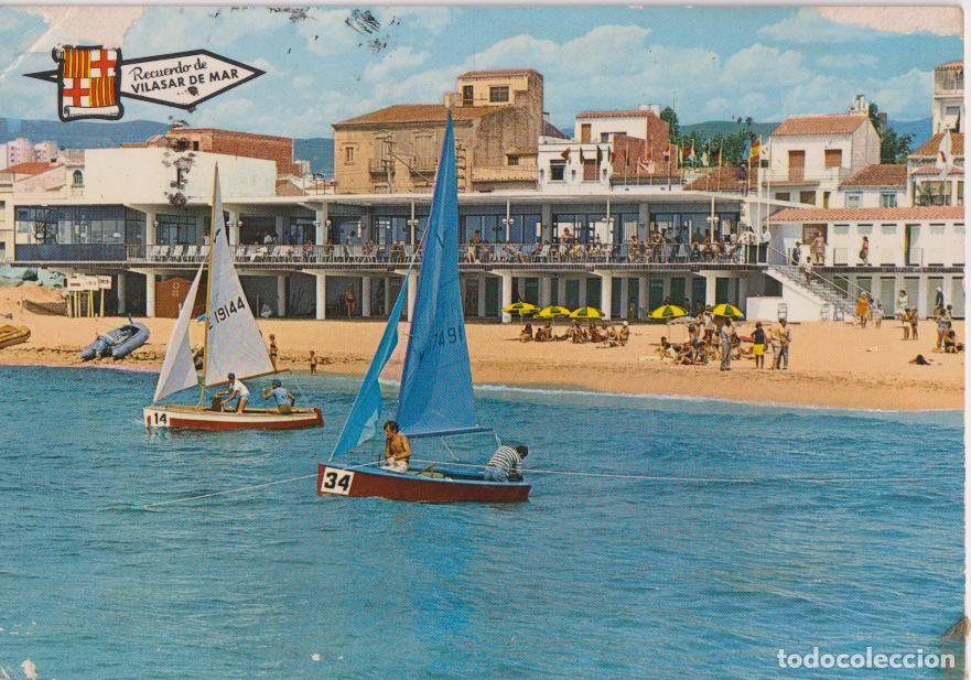 Postales: VILASAR DE MAR, PLAYA, DETALLE &ndash; ED.PERGAMINO 1356 &ndash; CIRCULADA
