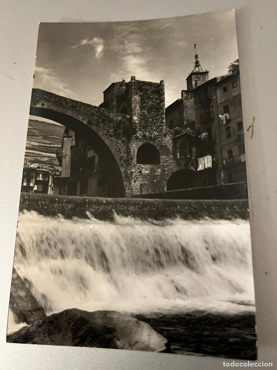 Postales: Camprodon Gerona puente Rom&aacute;nico sobre el Ter sin circular