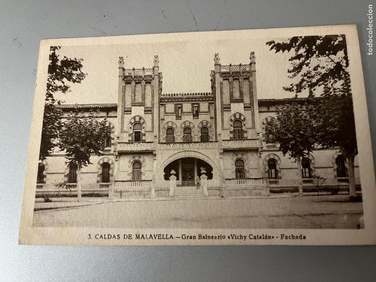 Postales: Caldas de Malavella Gerona Vichy Catal&aacute;n escrita