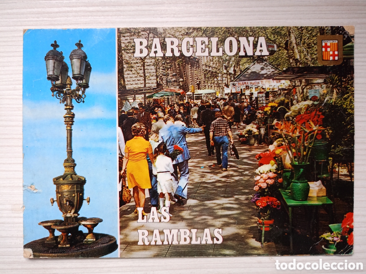 Postales: Barcelona diversos aspectos las ramblas - Foto 1