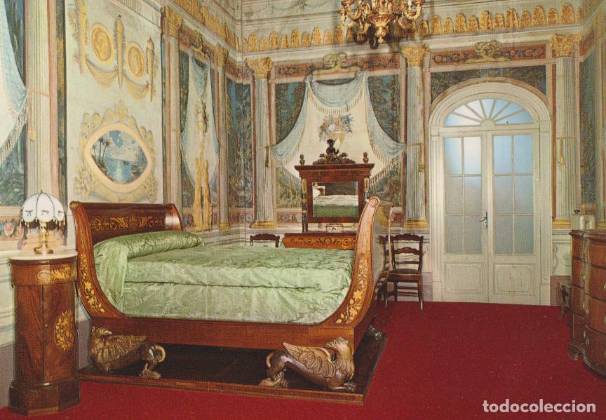 Postales: BARCELONA, PALACIO REAL DE PEDRALBES, DORMITORIO DEL REY &ndash; ED.PATRIMONIO N&ordm;13 &ndash; S/C