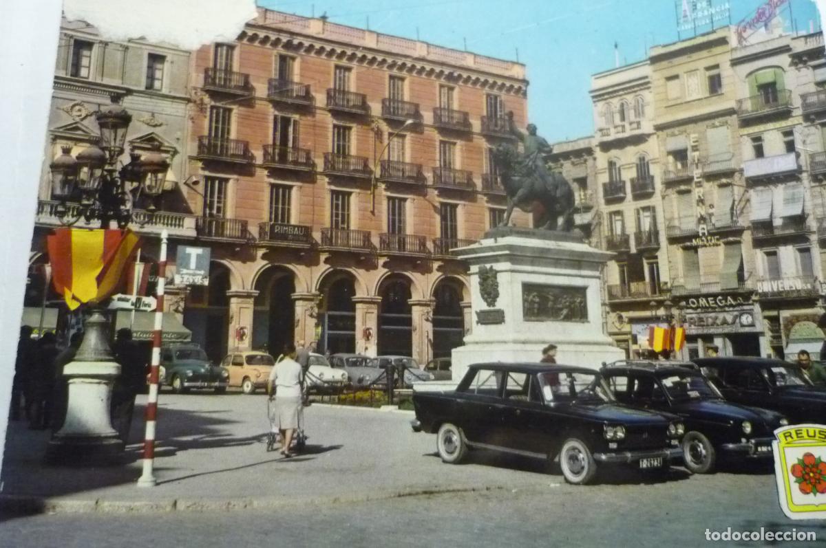 Postales: postal reus ,-pl gral. prim coches cm