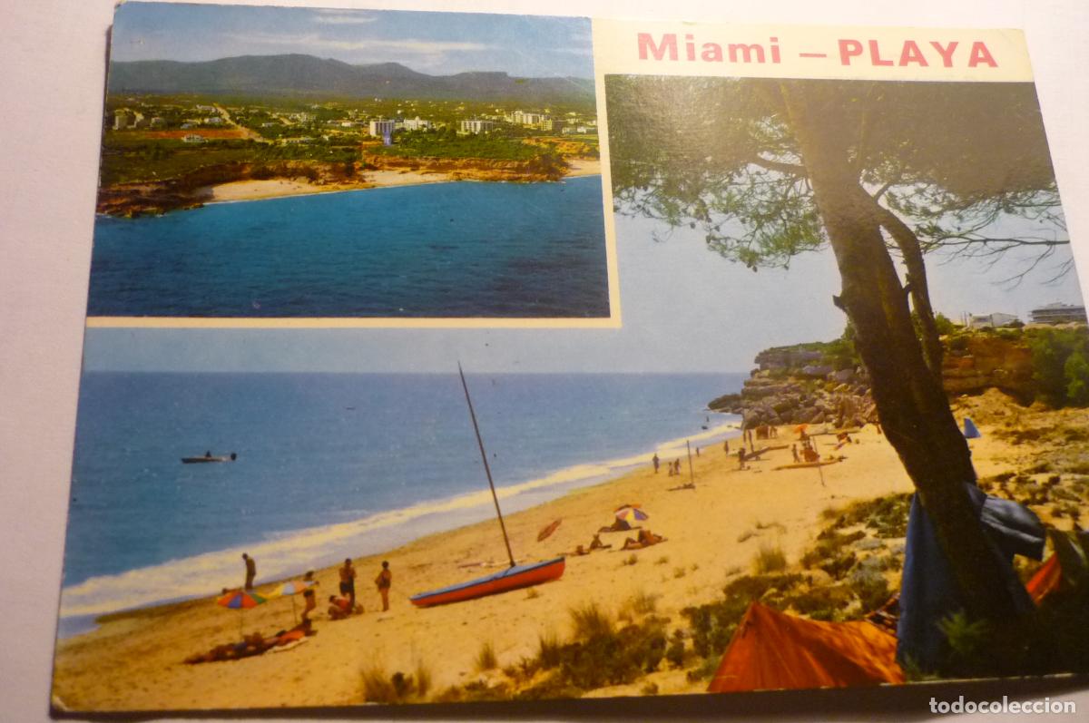 Postales: postal miami playa playa circulada cm - Foto 1