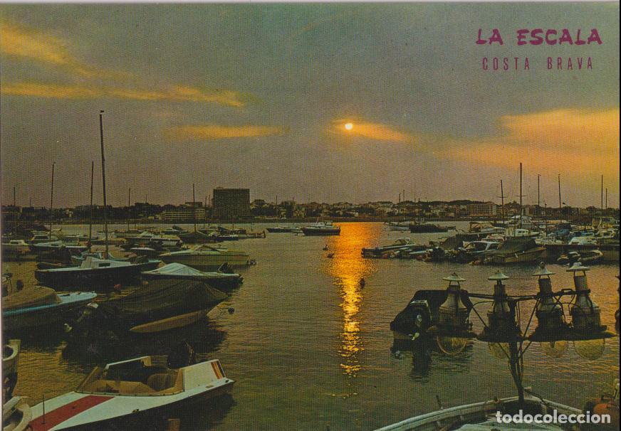Postales: L&rsquo;ESCALA (GIRONA) BELLO ATARDECER &ndash; FOTO CATALAN IBARZ N&ordm;312 &ndash; S/C