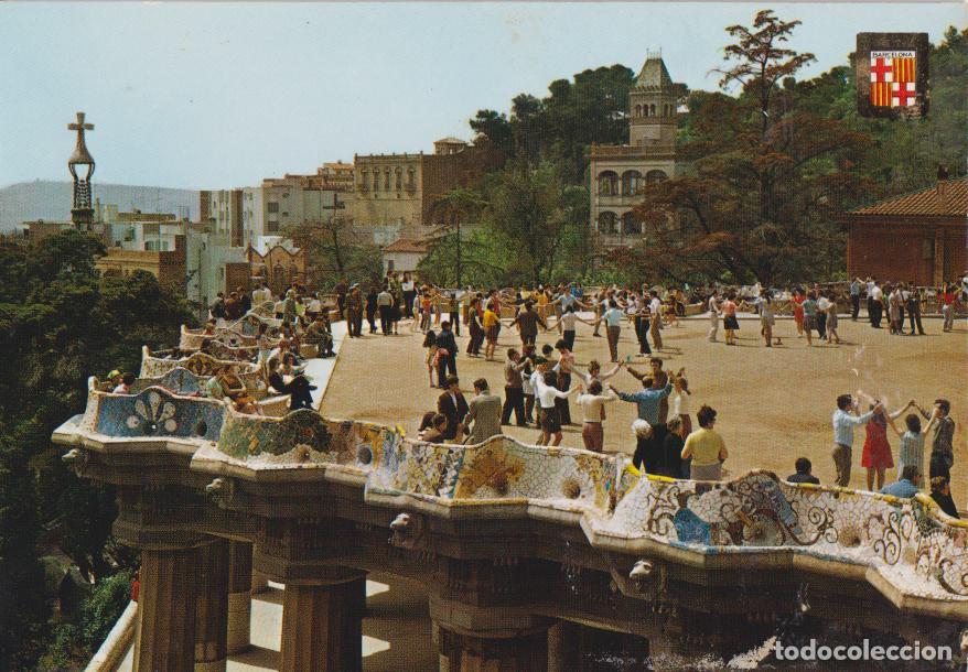 Postales: BARCELONA, PARQUE G&Uuml;ELL, APLEC DE SARDANAS &ndash; ESCUDO DE ORO N&ordm;6324 &ndash; S/C