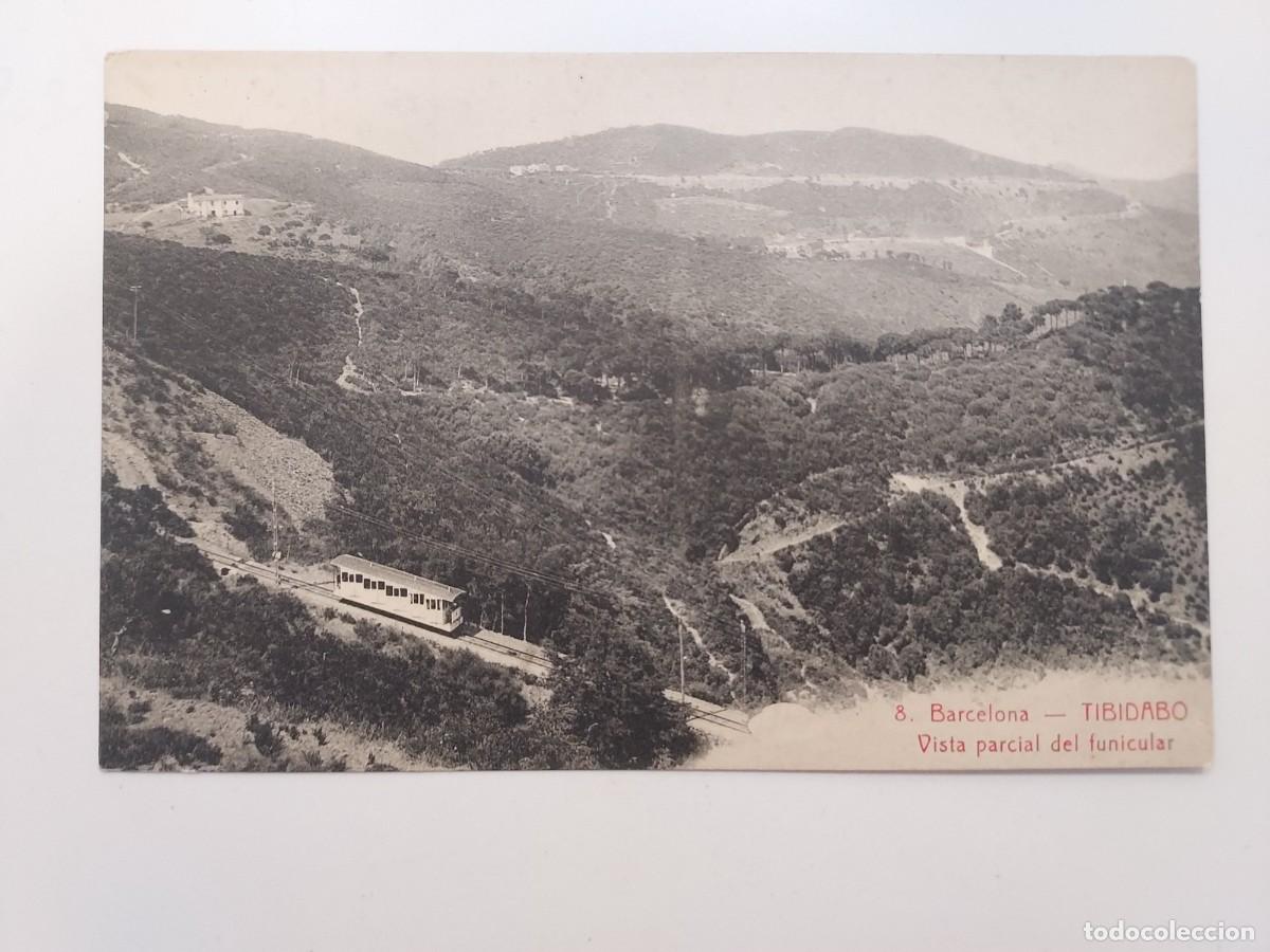 Postales: POSTAL BARCELONA TIBIDABO VISTA PARCIAL DEL FUNICULAR. ROISIN 8. SIN CIRCULAR