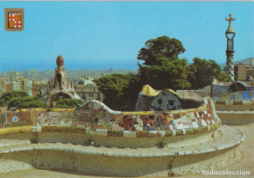 Postales: BARCELONA, PARQUE G&Uuml;ELL &ndash; ESCUDO DE ORO N&ordm;238 &ndash; S/C