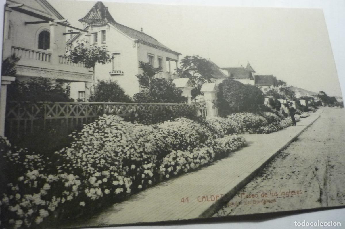 Postales: POSTAL CALDETAS,.PASEO DE LOS INGLESES CM
