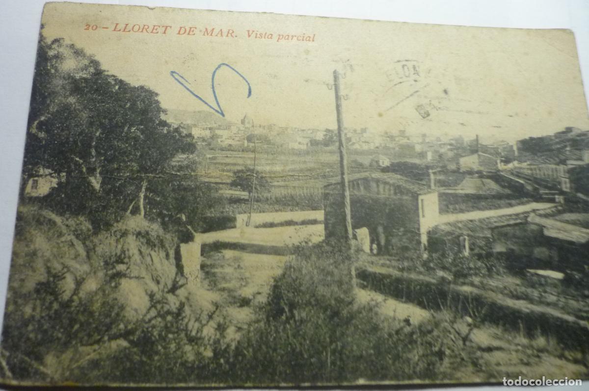 Postales: postal lloret de mar -parcial circulada cm