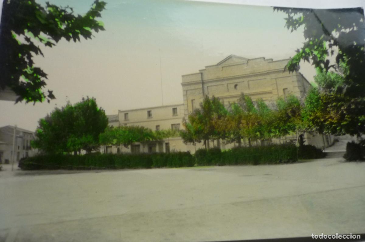 Postales: postal bellpuig coloreada plaza ramon folch escrita cm
