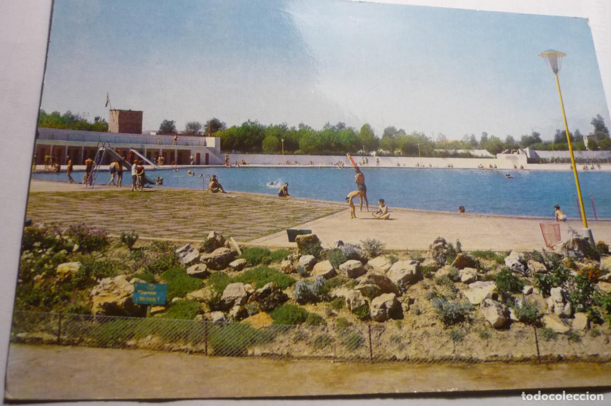 Postales: postal lerida piscinas municipales circulada cm