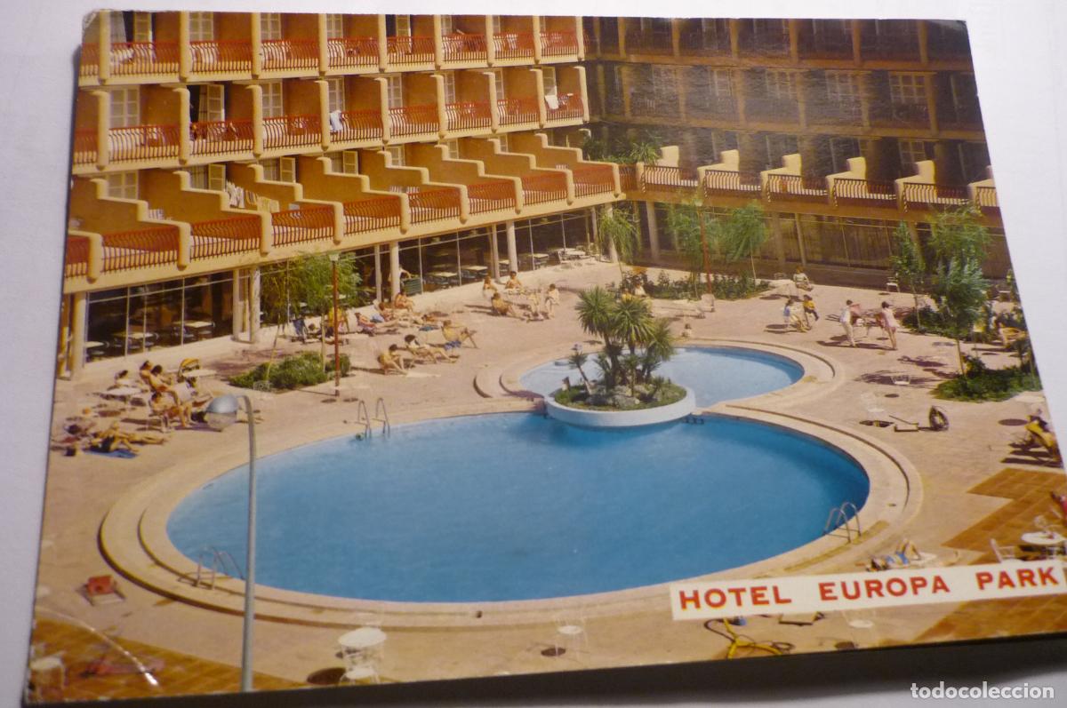 Postales: postal salou hotel europa park cm
