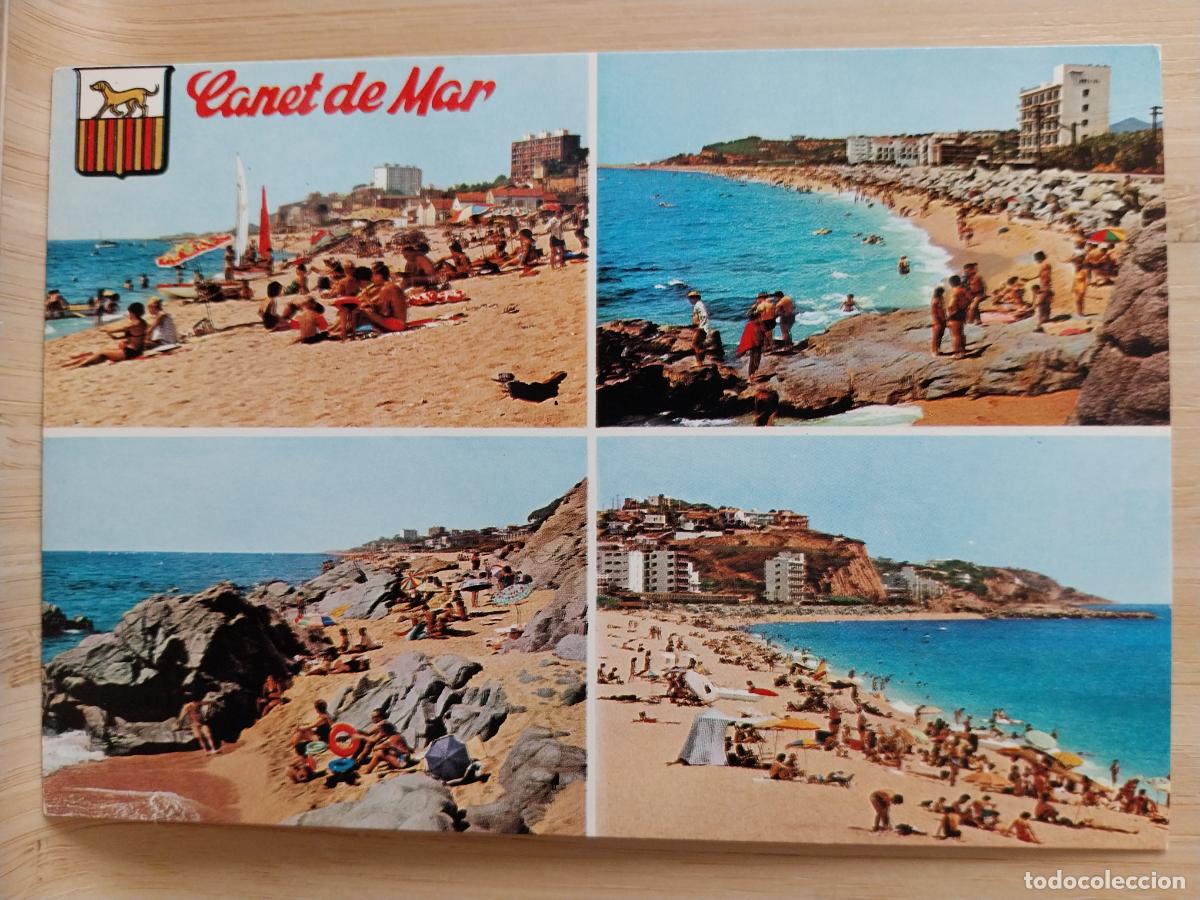 Postales: CANET DE MAR ED WERTICROM B 1013 SC ORIGINAL VISTAS PLAYA ANIMADA