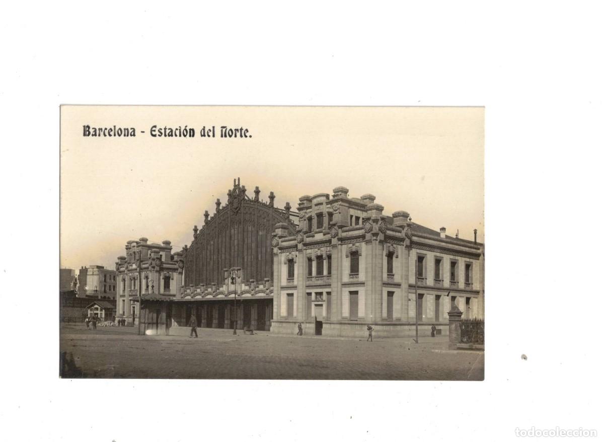 Postales: BARCELONA. ESTACI&Oacute;N DEL NORTE