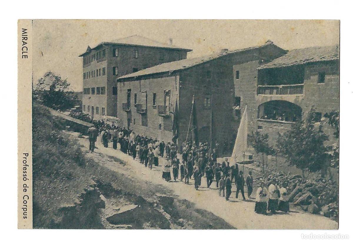 Postales: POSTAL- MIRACLE.- PROFESS&Oacute; DE CORPUS. SOLSONA. SIN CIRCULAR