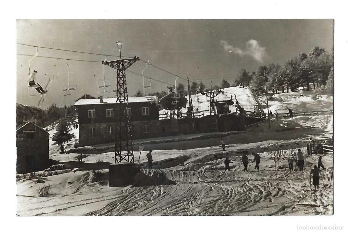 Postales: LA MOLINA.- N&ordm; 4, TELESQU&Iacute;S ESTACI&Oacute;N Y TUR&Oacute; PERDIU. FOTOS A. CAMPA&Ntilde;&Aacute;. ANIMADA. CIRCULADA. 1952