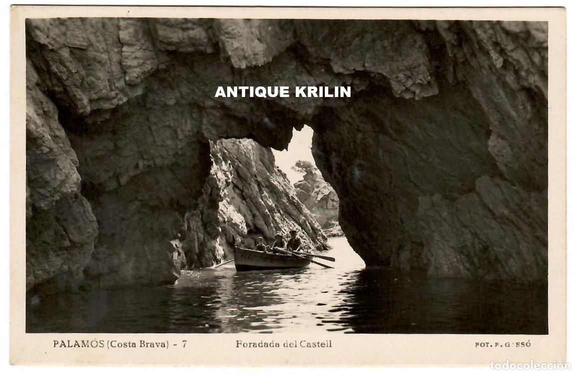 Postales: COSTA BRAVA / PALAMOS N&ordm; 7 FORADADA DEL CASTELL / FOTO GASS&Oacute; / SIN FRANQUEAR