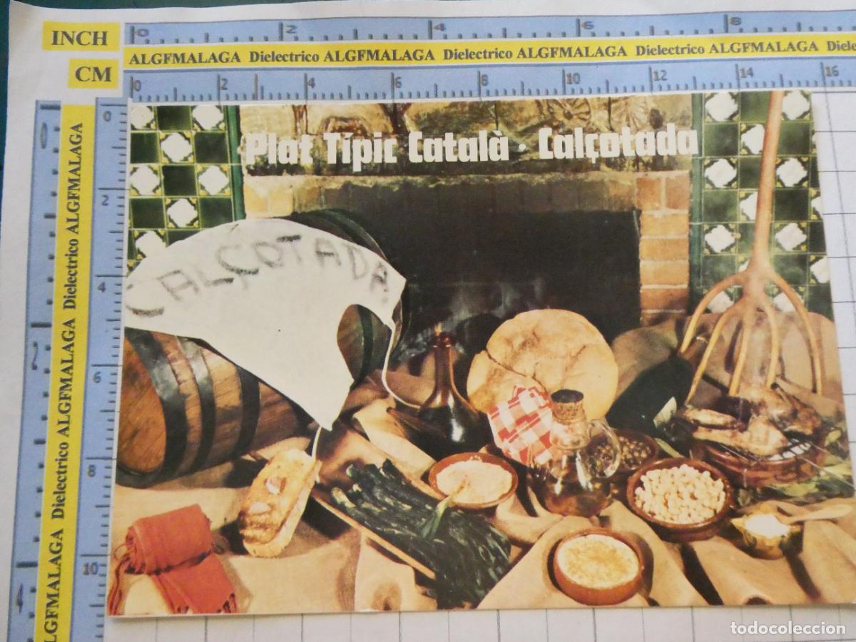 Postales: POSTAL DE GERONA. A&Ntilde;O 1980. MES&Oacute;N DEL CONDE LA ESCALA. RESTAURANTE CAL&Ccedil;OTADA. 2685