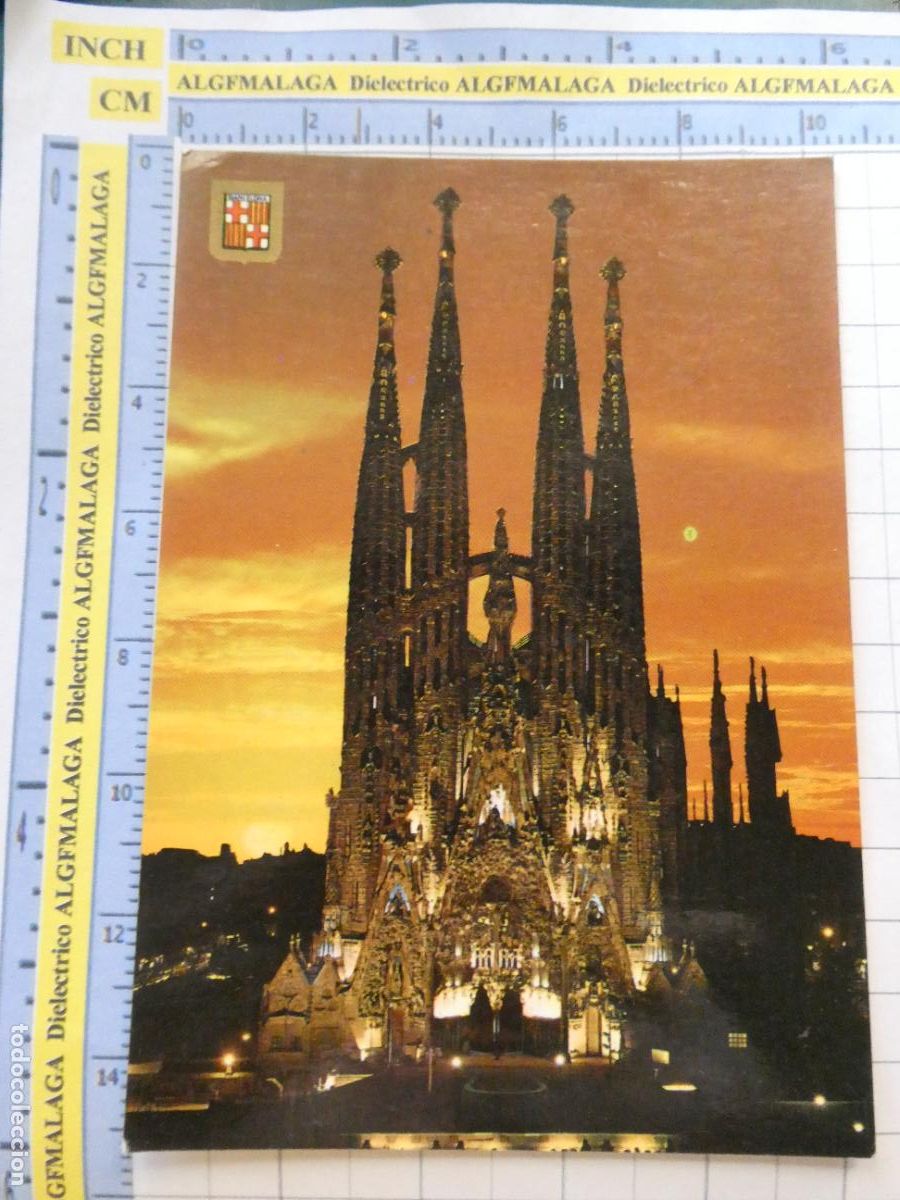 Postales: POSTAL DE BARCELONA. A&Ntilde;O 1974. TEMPLO DE LA SAGRADA FAMILIA 303 ESCUDO ORO . 2691
