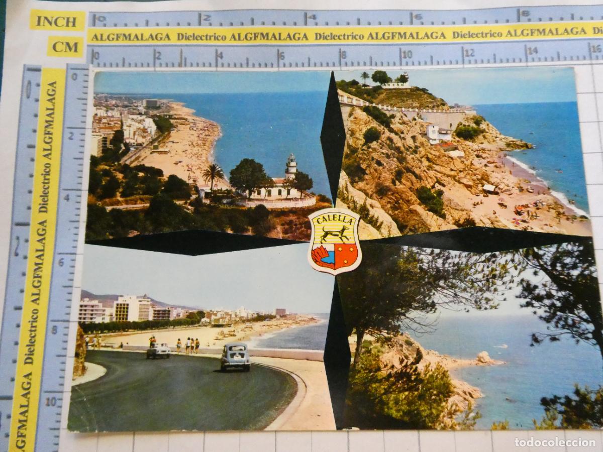 Postales: POSTAL DE BARCELONA. A&Ntilde;O 1966. CALELLA DE LA COSTA. VISTAS 1065 . 2696