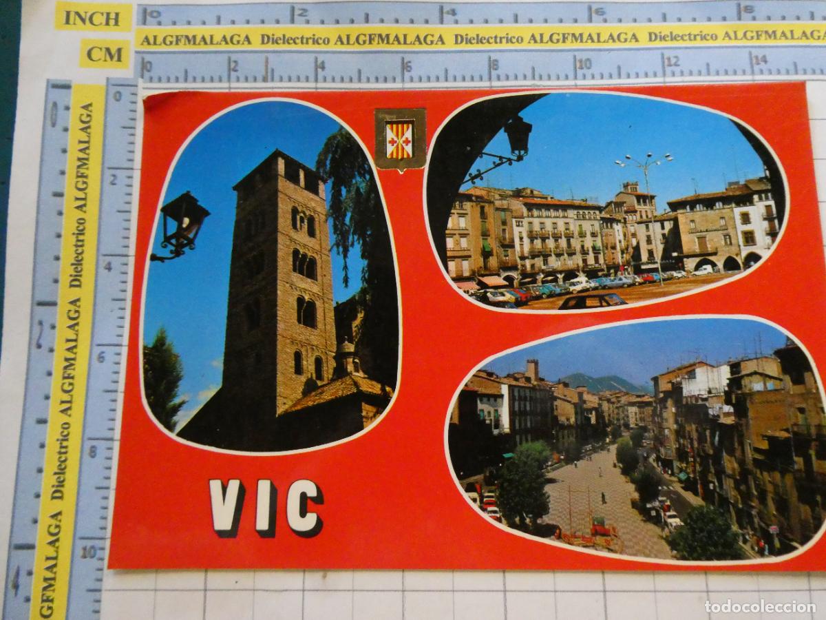 Postales: POSTAL DE BARCELONA. A&Ntilde;O 1978. VIC VISTAS 13 ESCUDO ORO. 2702