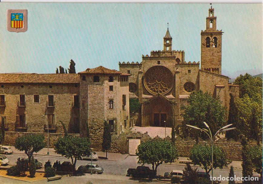 Postales: SANT CUGAT DEL VALLES (BARCELONA) PLAZA OCTAVIANO Y MONASTERIO - ESCUDO DE ORO N&ordm;8 - S/C