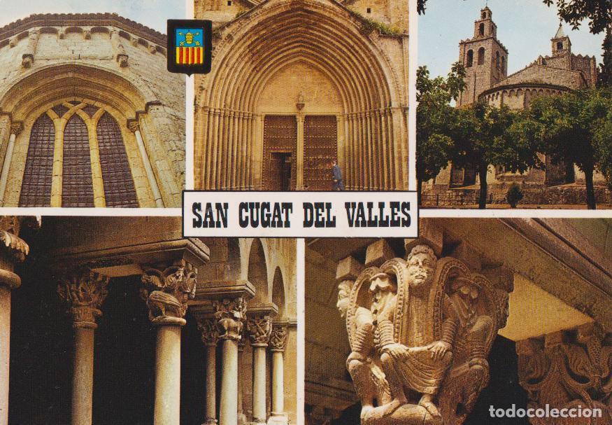 Postales: SAN CUGAT DEL VALLES (BARCELONA) DIVERSOS ASPECTOS - ESCUDO DE ORO N&ordm;2 - S/C