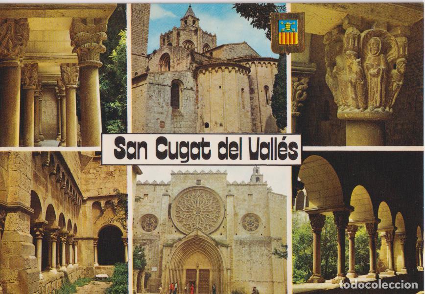 Postales: SAN CUGAT DEL VALLES (BARCELONA) DIVERSOS ASPECTOS - ESCUDO DE ORO N&ordm;1 - S/C