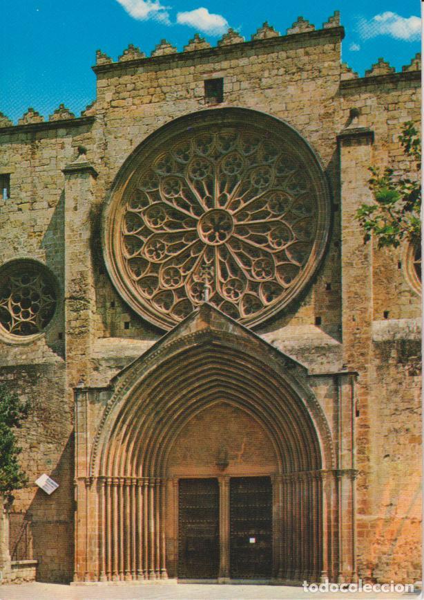 Postales: SAN CUGAT DEL VALLES (BARCELONA) REAL MONASTERIO, PUERTA PRINCIPAL 3602 - COLECCION PERLA - S/C