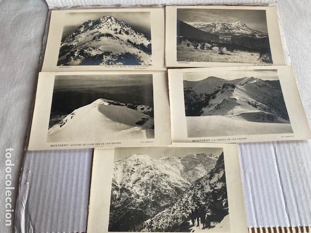 Postales: Montseny. Barcelona. 5 postales antiguas. Ed. Zerkowitz. sin circular