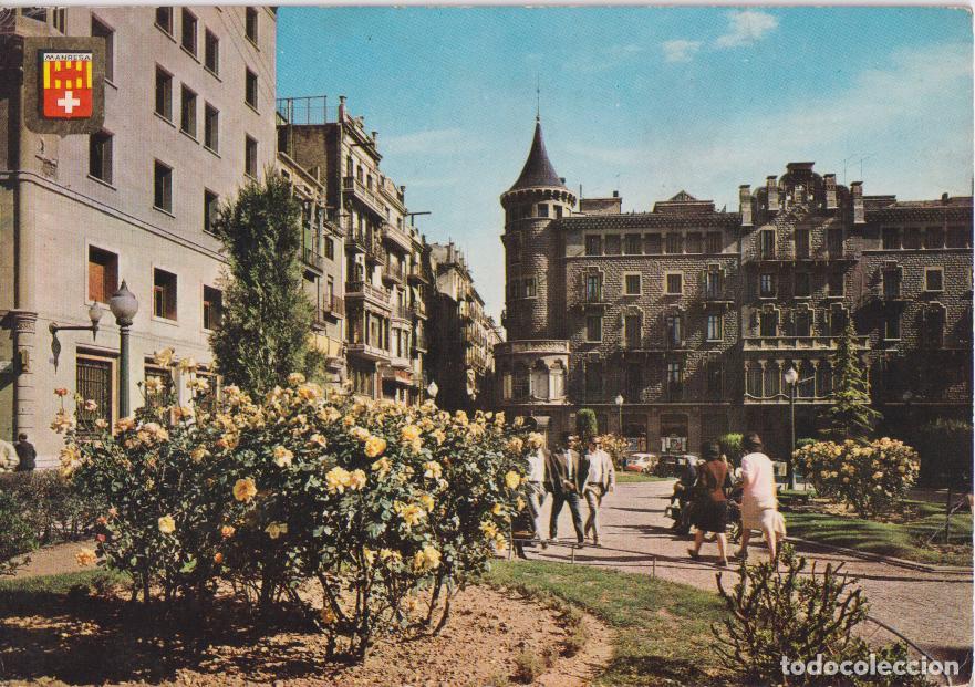 Postales: MANRESA (BARCELONA) PLAZO SANTO DOMINGO - SOBERANAS 751- ESCRITA