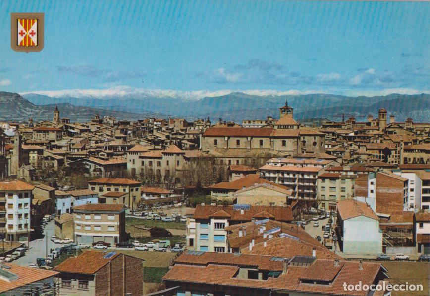 Postales: VIC (BARCELONA) VISTA GENERAL AL FONS EL PIRINEU - ESCUDO DE ORO N&ordm;23 - S/C