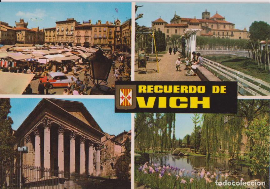 Postales: VIC (BARCELONA) DIFERENTES ASPECTOS - ESCUDO DE ORO N&ordm;19 - S/C