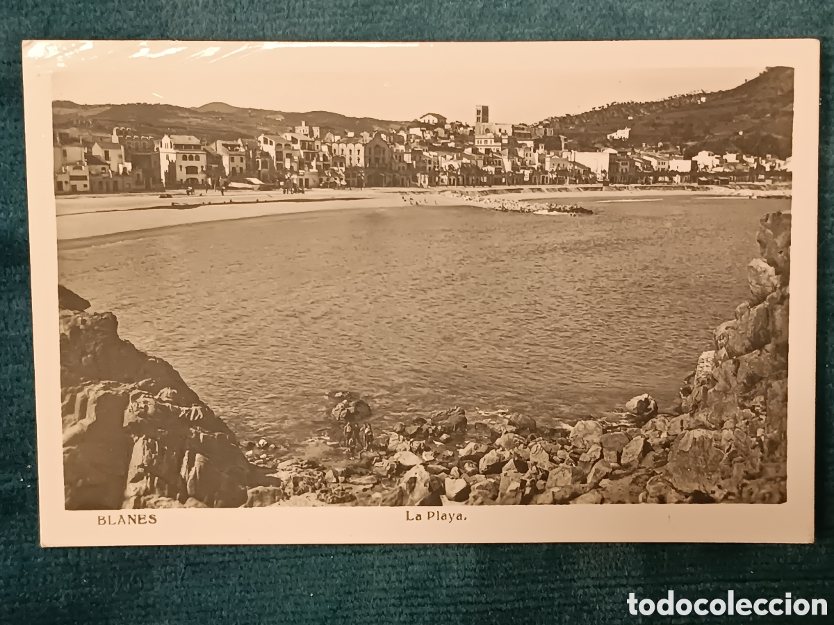 Postales: BLANES. La playa. (Costa Brava)