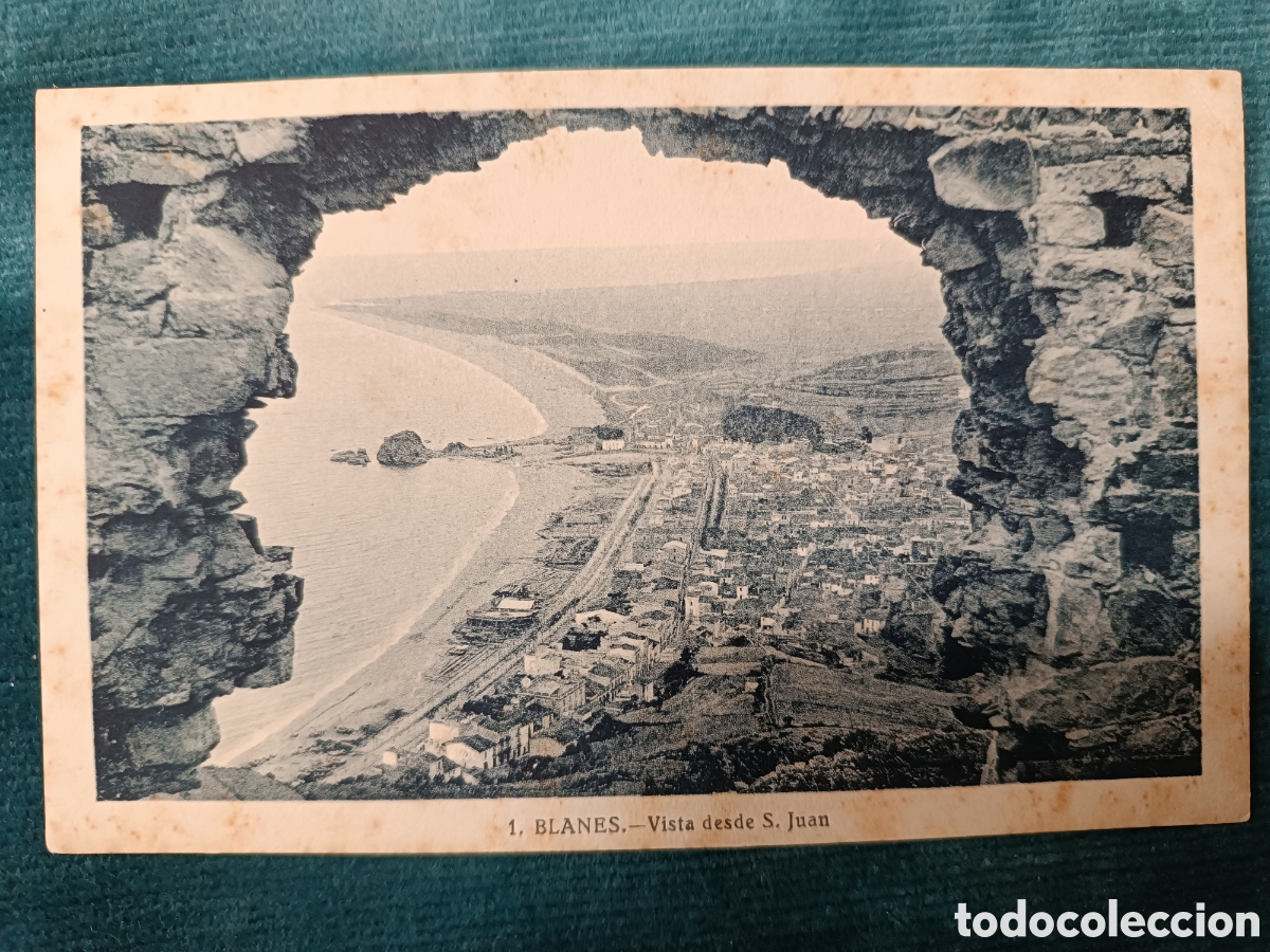 Postales: 1 BLANES. Vista desde S. Juan