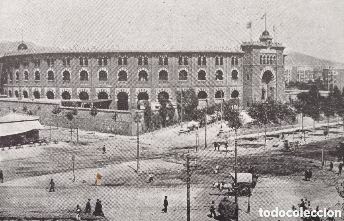 Postales: BARCELONA PLAZA DE TOROS LAS ARENAS POSTAL C. 1910
