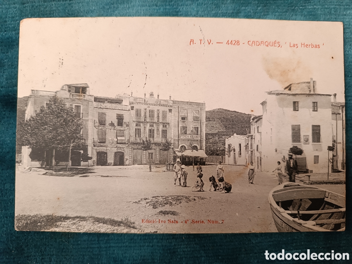 Postales: A.T.V. 4428 CADAQU&Eacute;S. Las Herbas