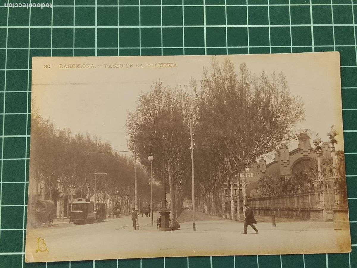 Postales: BARCELONA - PASEO DE LA INDUSTRIA - LB 30 - FOTOGRAFICA LLUIS BARTRINA -POSTAL ANTIGUA-(116.002)