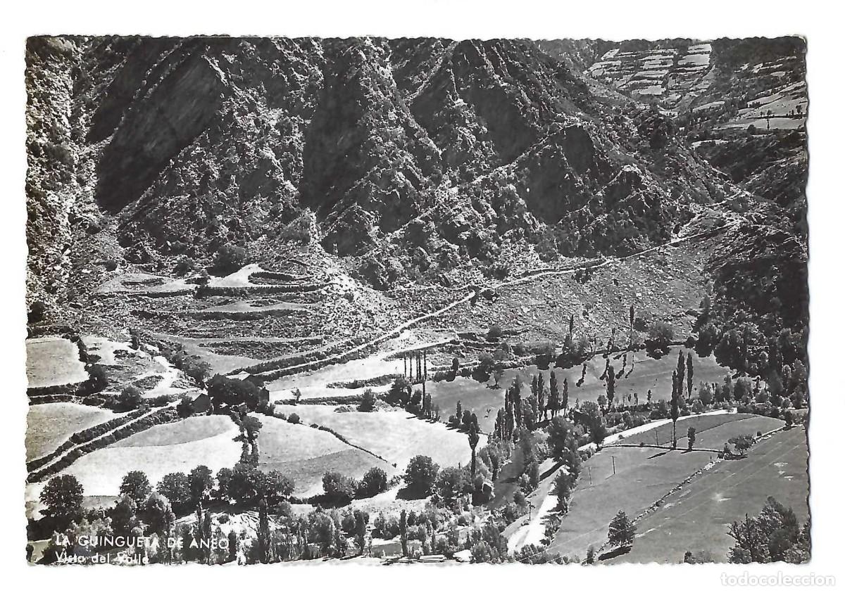 Postales: LA GUINGUETA DE ANEO.- VISTA DEL VALLE. HOTEL POLDO. L&Eacute;RIDA. SIN CIRCULAR