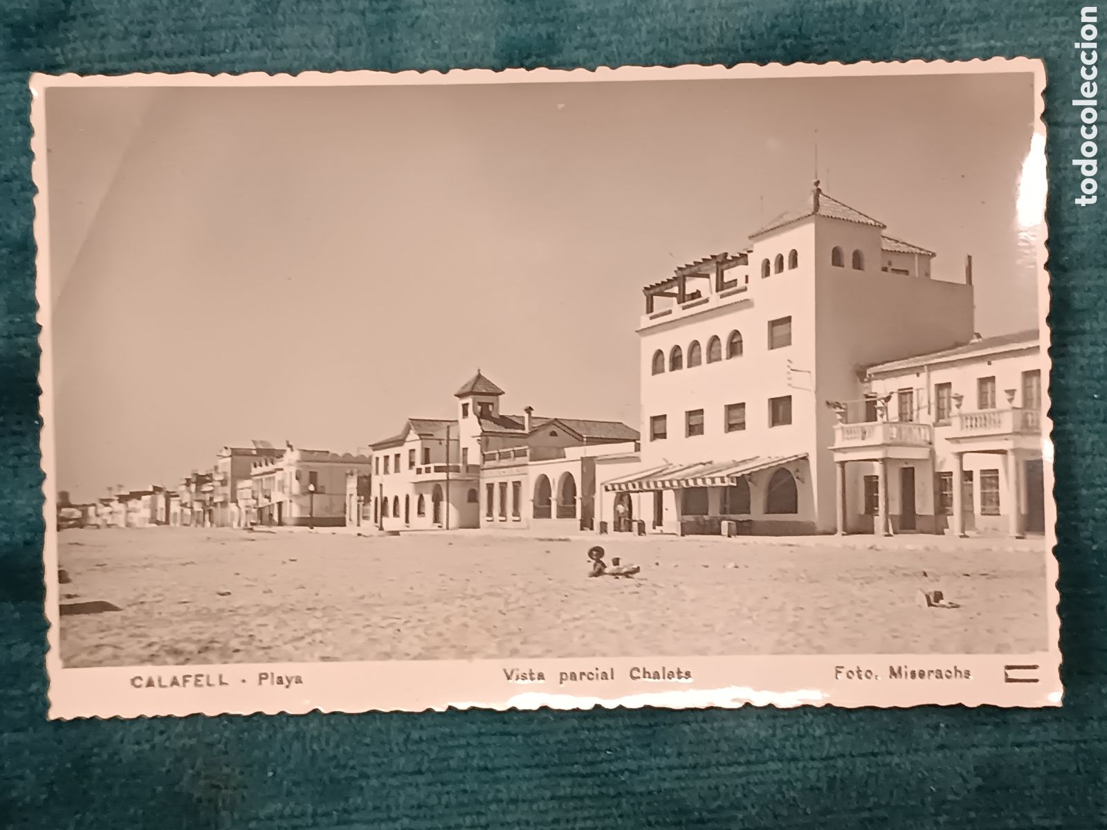 Postales: CALAFELL. Playa. (Foto. Miserachs)