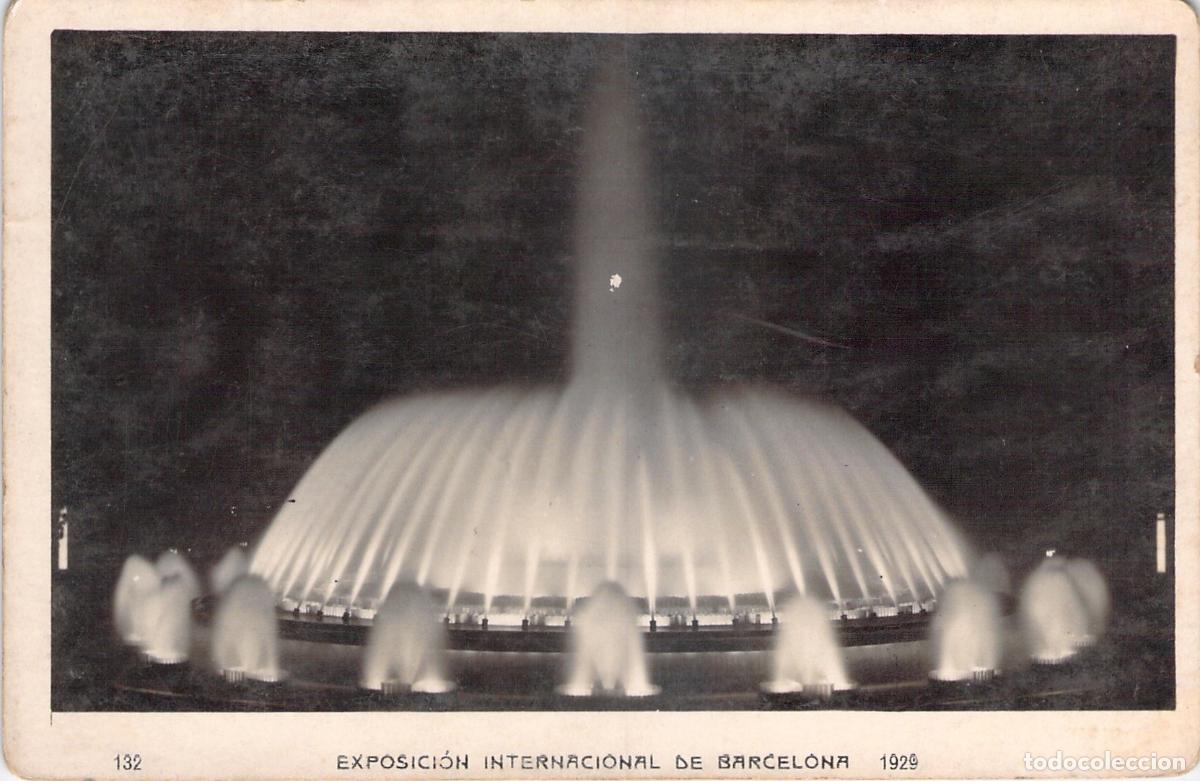 Postales: Postal Fuente M&aacute;gica Exposici&oacute;n Internacional de Barcelona