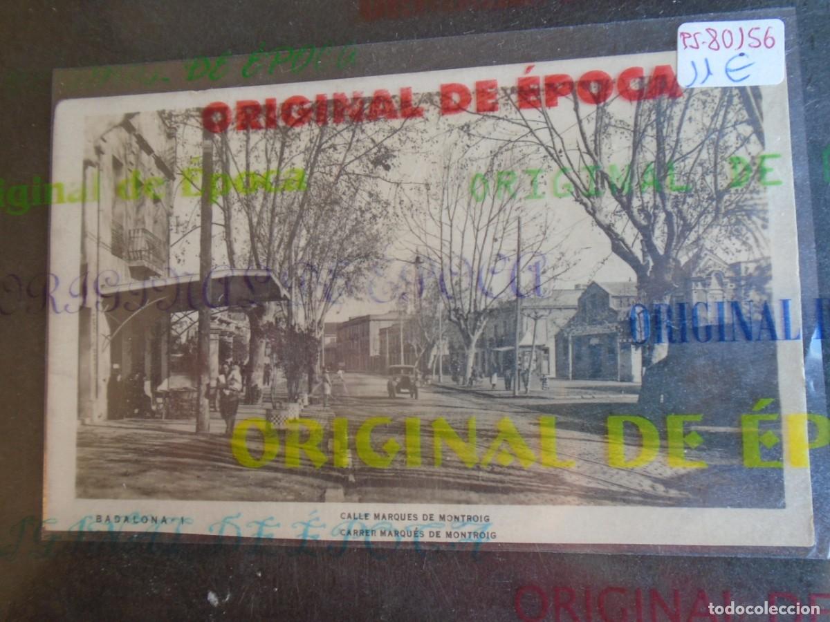 Postales: (PS-80156)POSTAL FOTOGRAFICA DE BADALONA-CARRER MARQUES DE MONTROIG