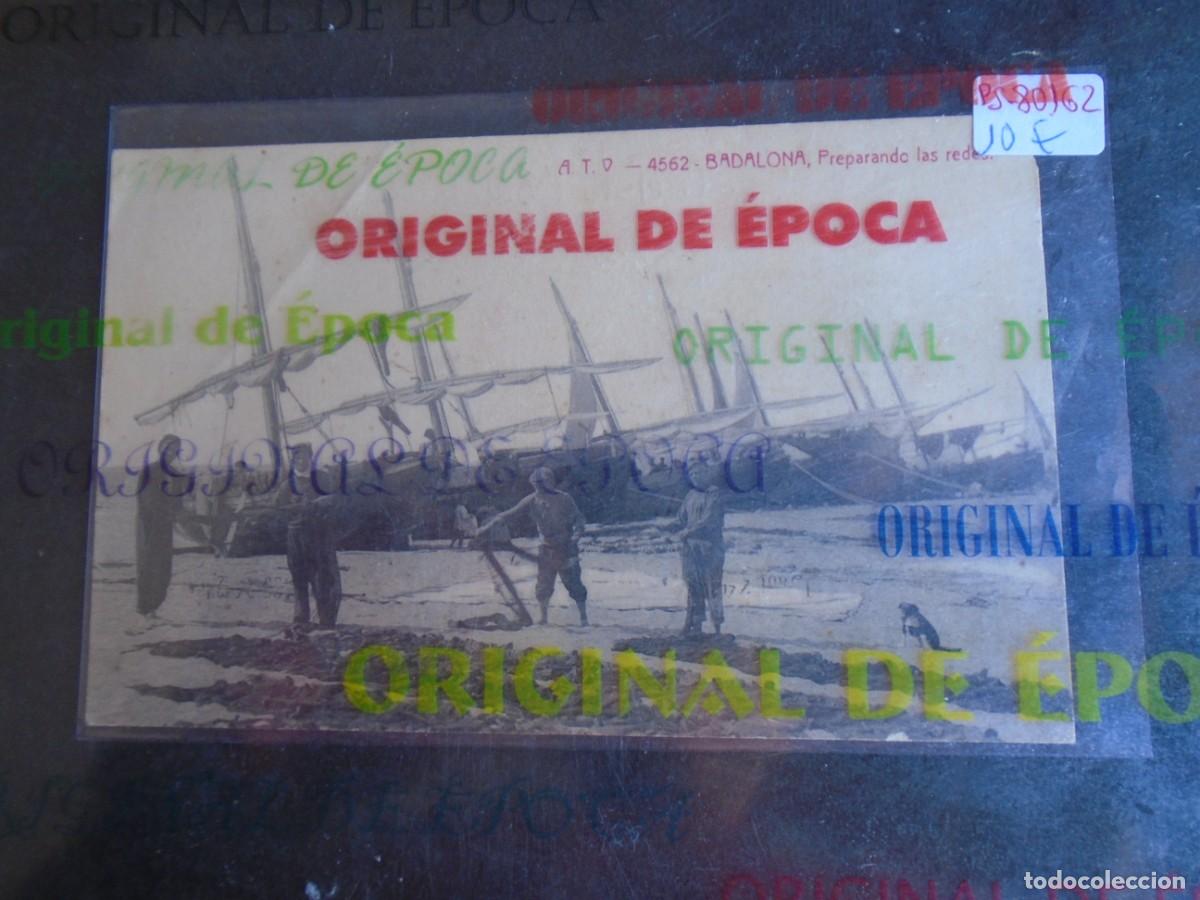 Postales: (PS-80162)POSTAL DE BADALONA-PREPARANDO LA REDES.A.T.V.4562