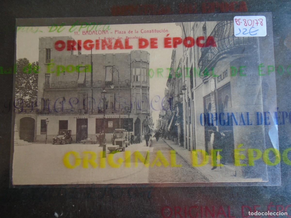 Postales: (PS-80178)POSTAL DE BADALONA-PLAZA DE LA CONSTITUCION