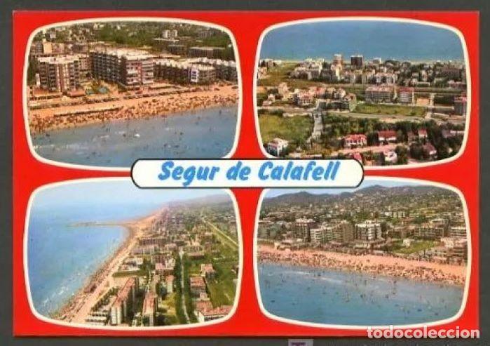 Postkarten: Calafell. Segur de Calafell. Ed. Foto Color Raymond n&ordm; 50. Circulada fechador C.E.M. 1981.